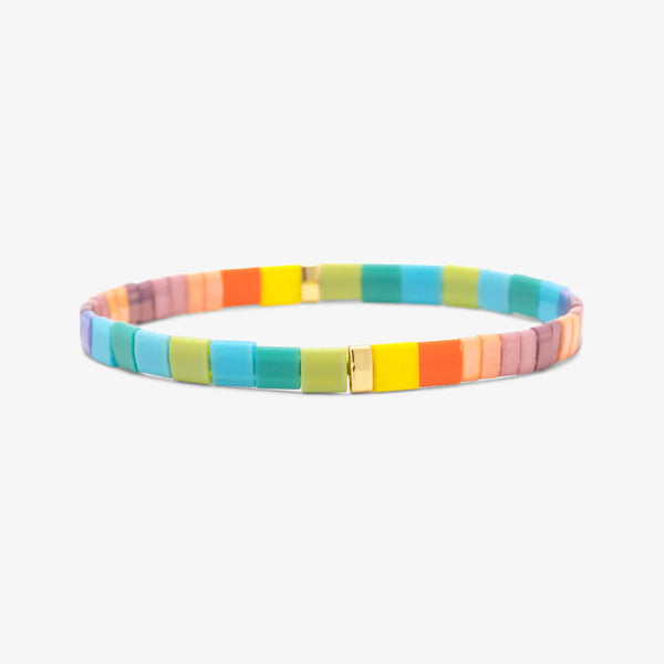 Pura Vida Tile Bead Stretch Bracelet