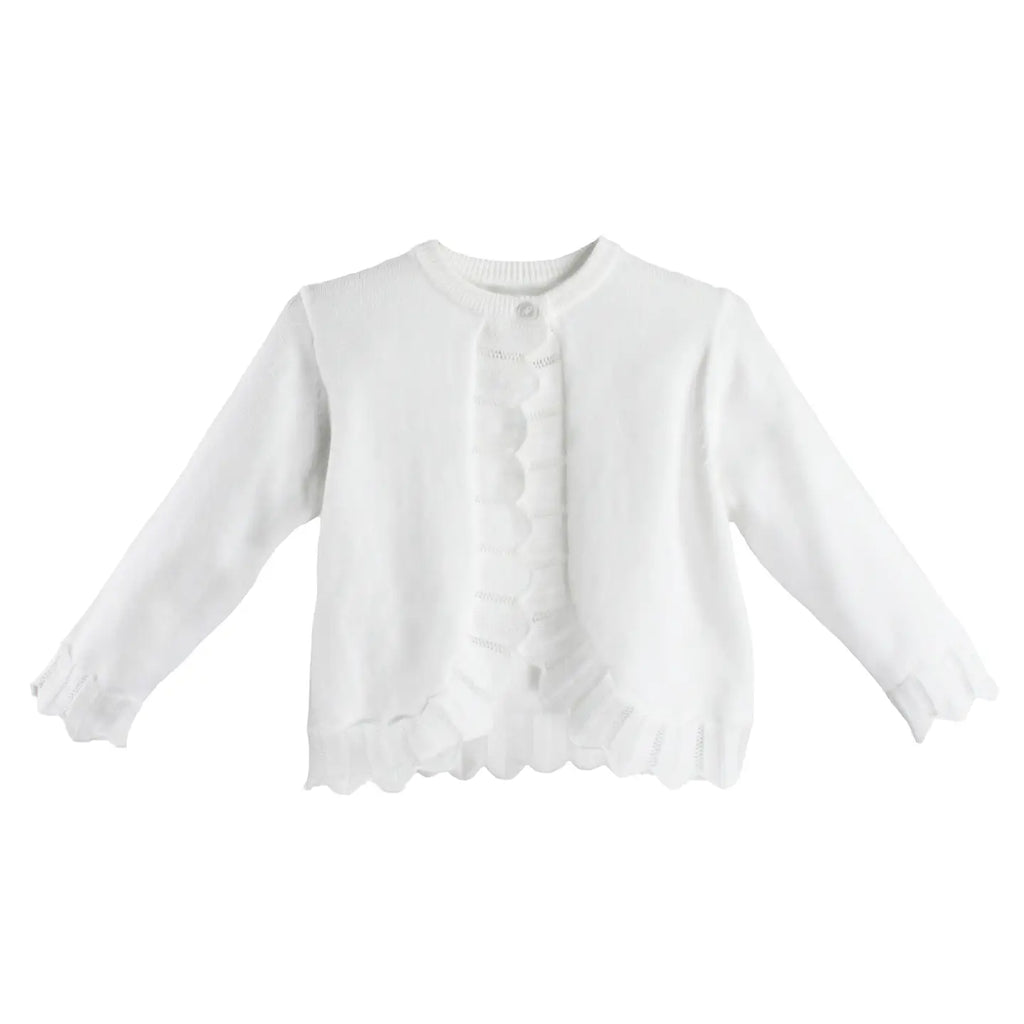 Pointelle Edge Bolero Sweater