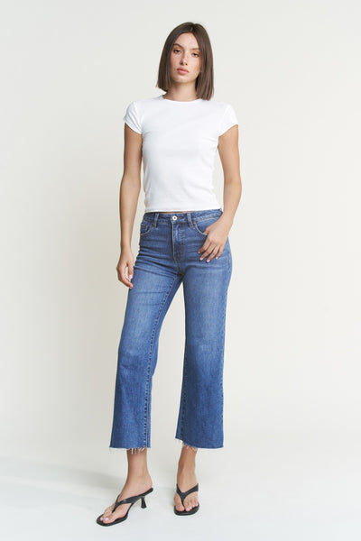 High Rise Wide Leg Jean