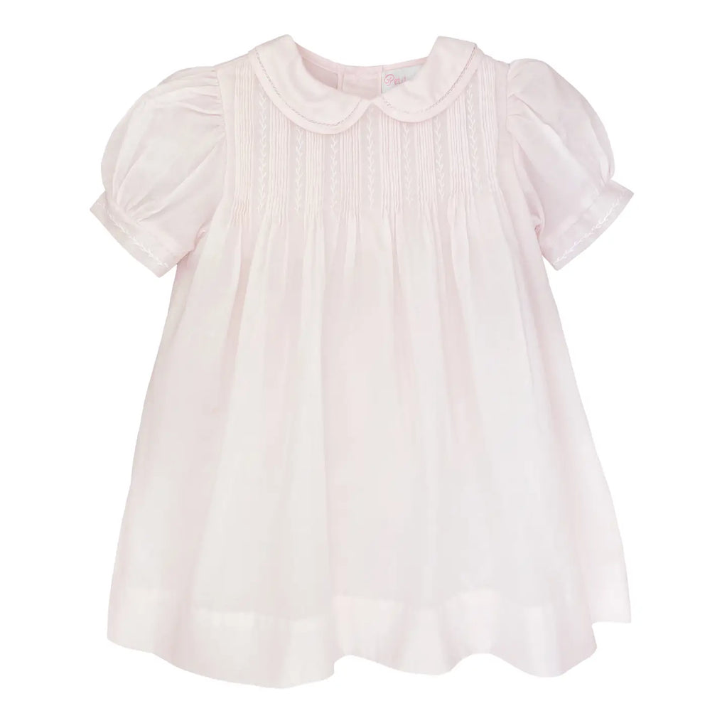 Pintucks and Feather Stitching Dress
