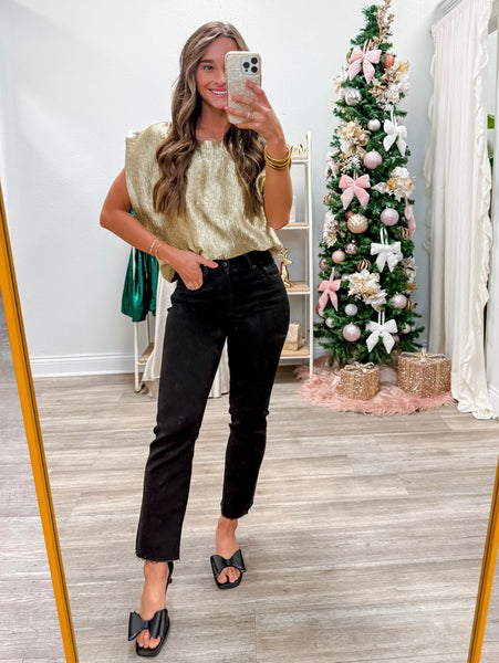 Neck Band Short Sleeve Top