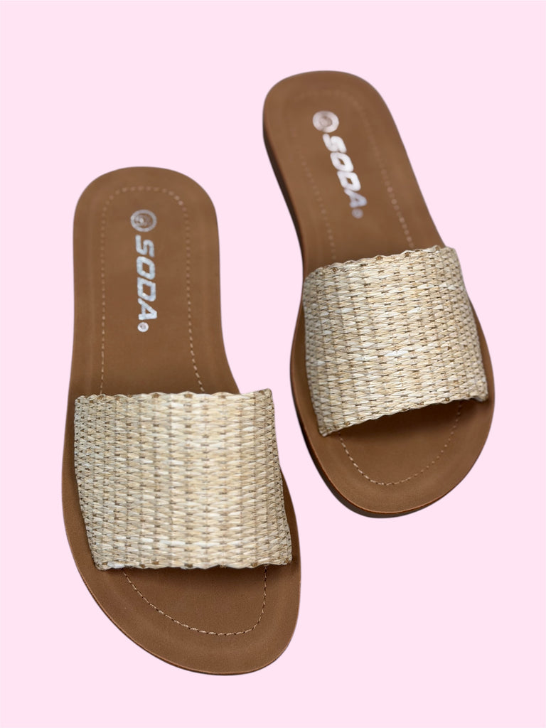 Soda Efron Single Band Casual Sandal