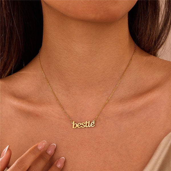 Bestie Pendant Necklace