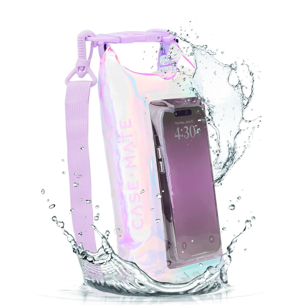 Case-Mate Iridescent Waterproof Phone Bucket Bag