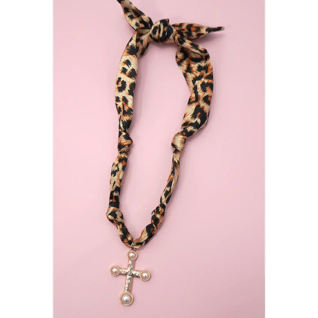 Handmade Scarf Charm Necklace