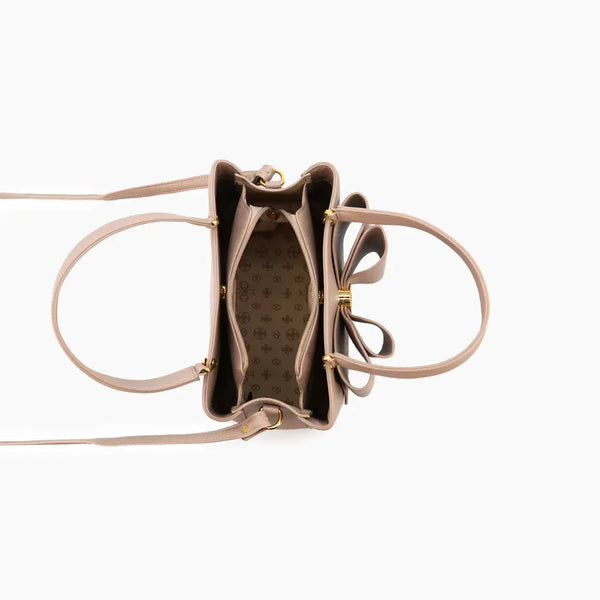 Trendy Jesse Bow Vegan Crossbody Handbag