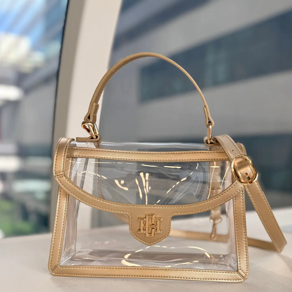 Morgan Clear Bag Gold