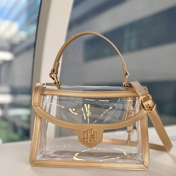 Morgan Clear Bag Gold
