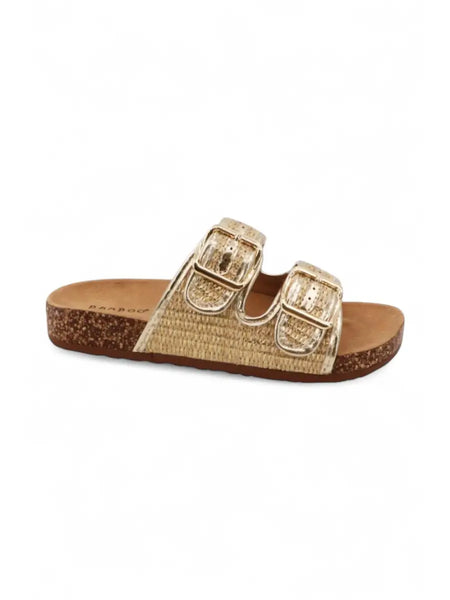 Bamboo Champion Double Buckle Sandal