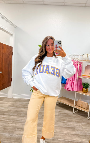Geaux Varsity Mockneck Sweatshirt