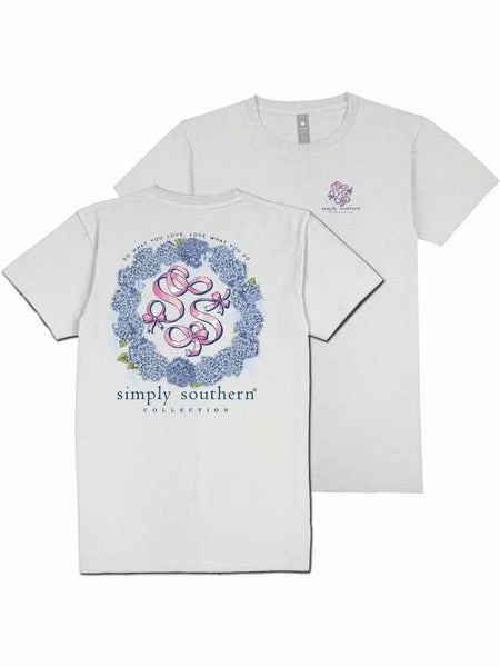 Simply Southern Floral Logo Tee
