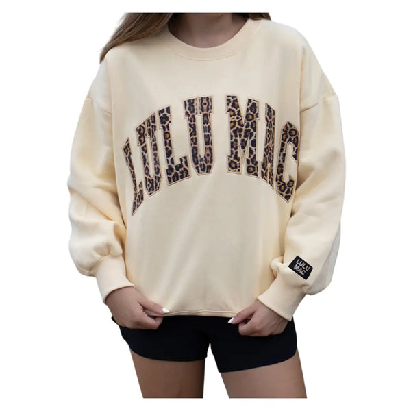 LuluMac Leopard Print Sweatshirt