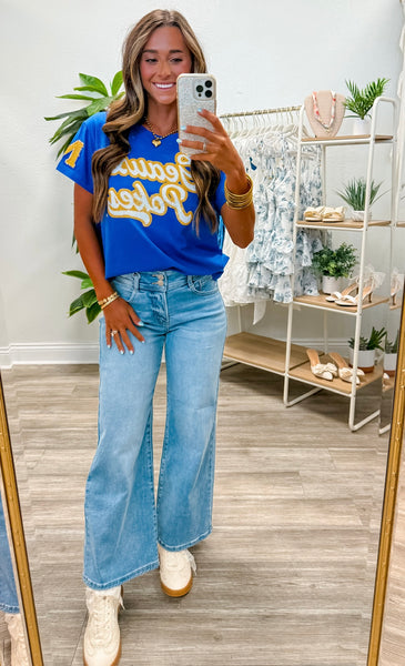 Mcneese State University Geaux Pokes Sequin Tee