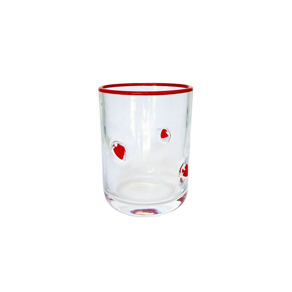 Santa Hats Everyday Glass