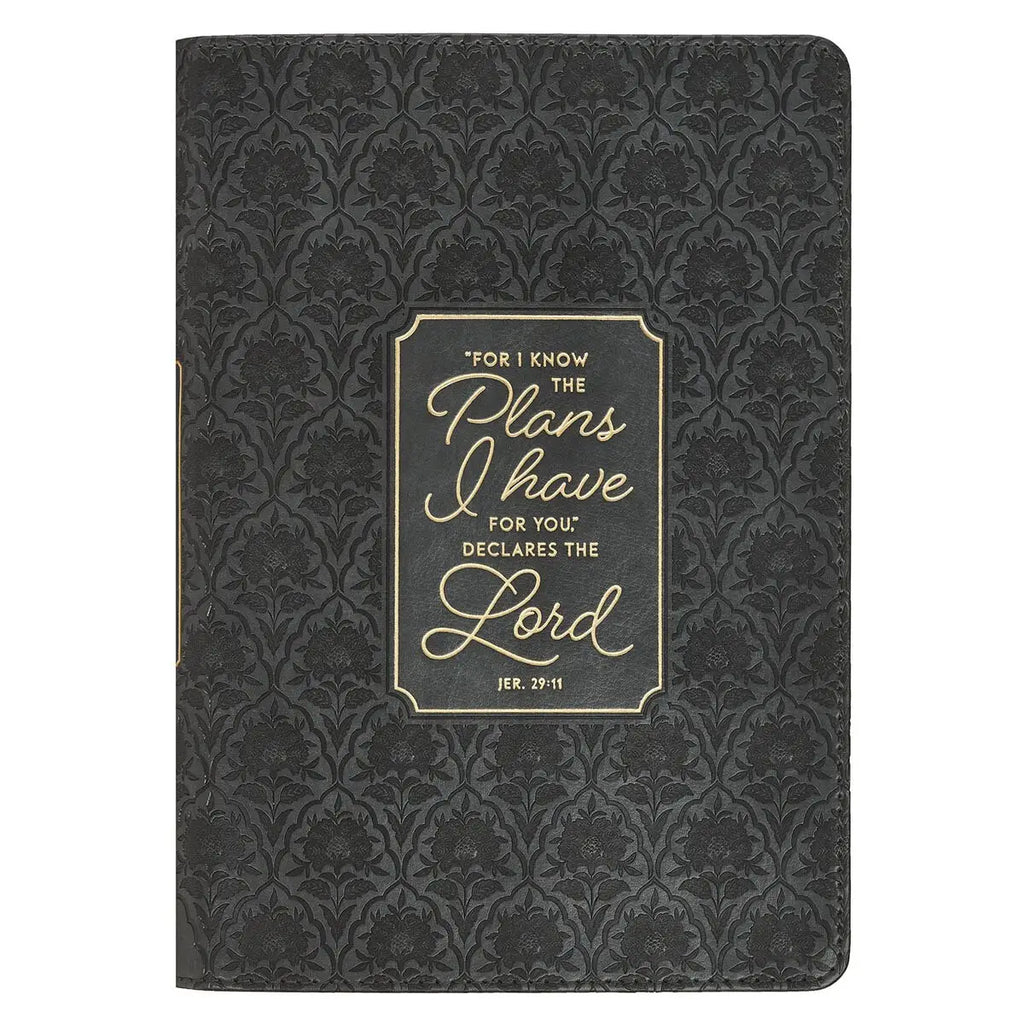Journal Classic Black For I Know the Plans Jer. 29:11