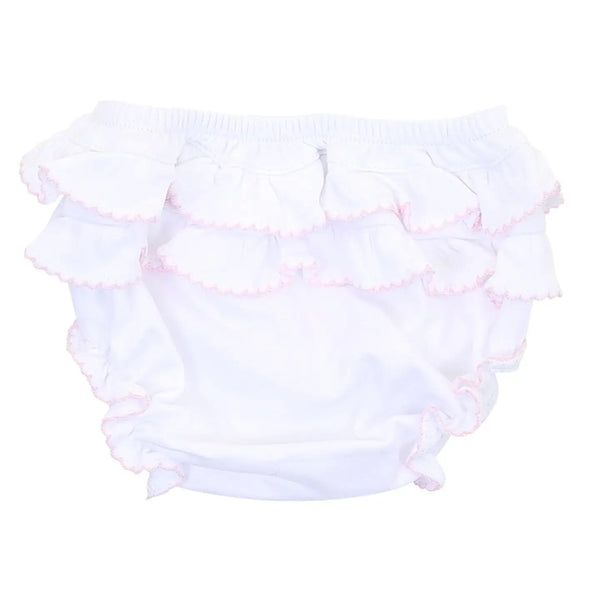 Essentials Diaper Cover with Pink Trim