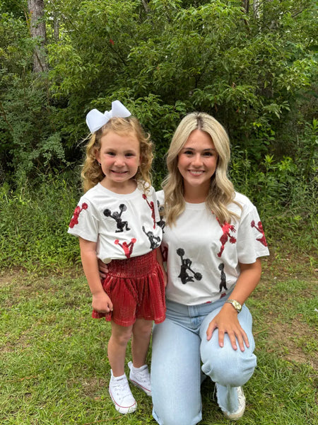 Sequin Cheerleader Gameday T-Shirt