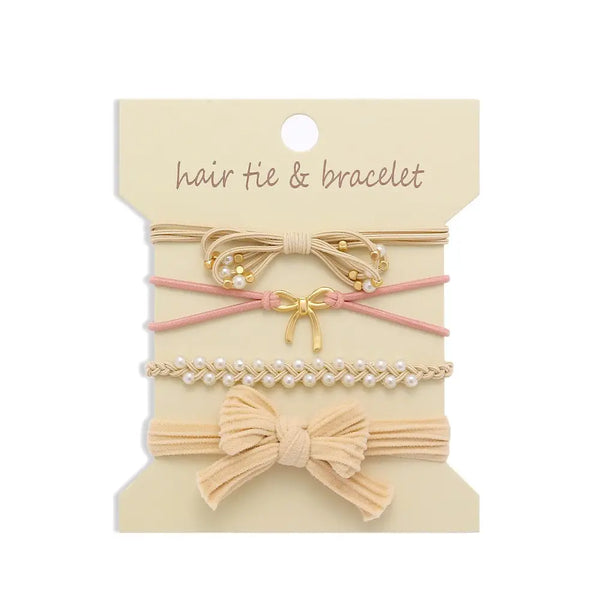 Boho Dual Function Knot Bracelet Hair Ties