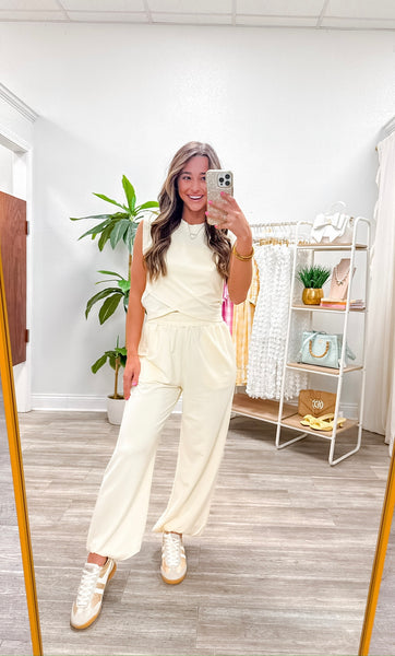 High Waisted Modal Terry Sweatpants