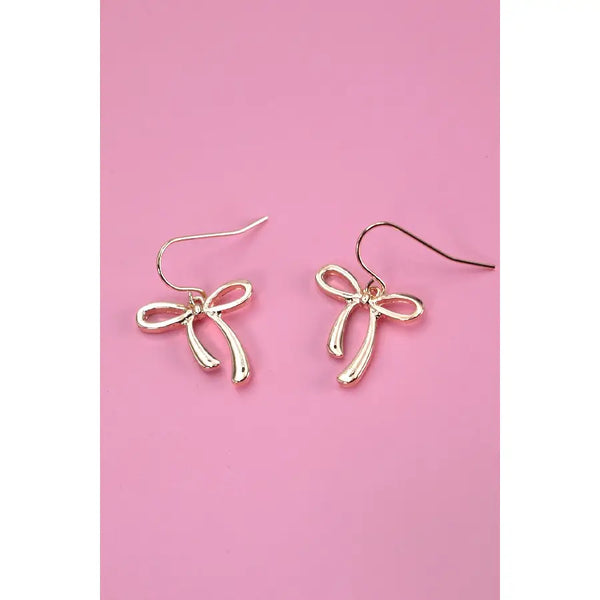 Mini Bow Drop Earrings