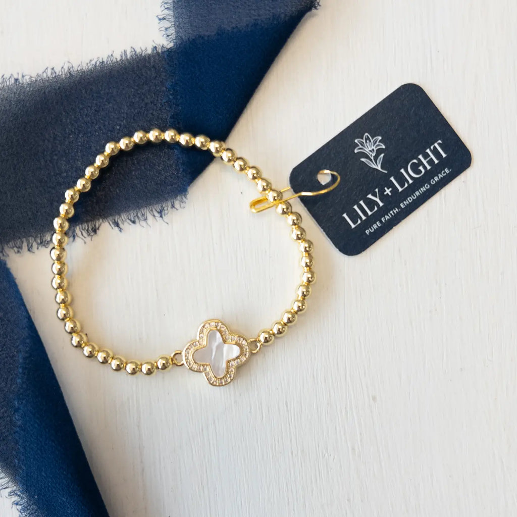 Lily + Light Clover Bracelet