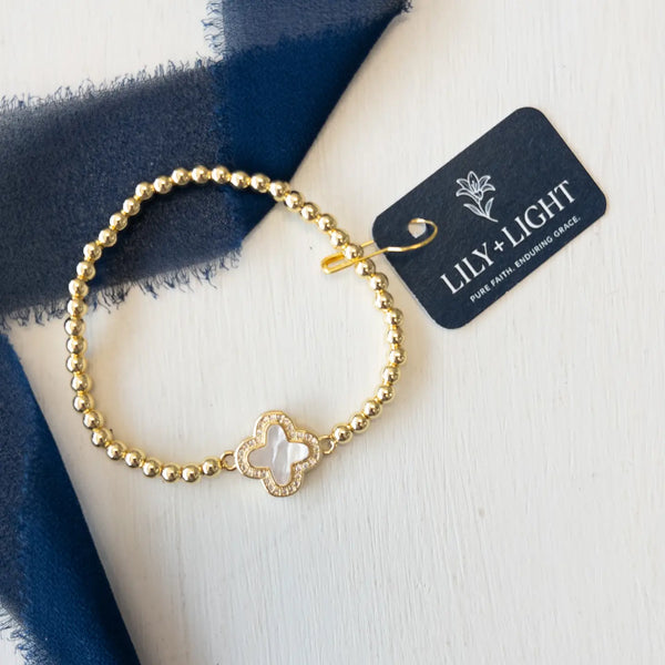 Lily + Light Clover Bracelet
