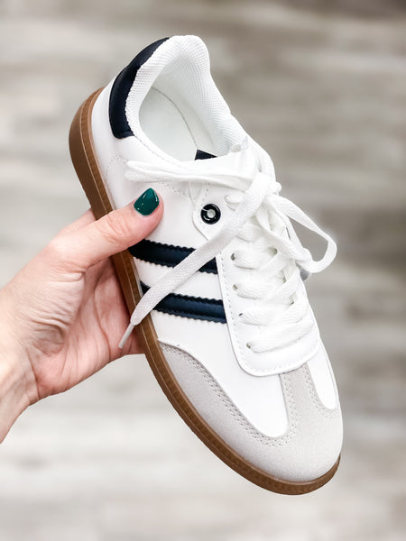 Faux Leather & Suede Sneaker