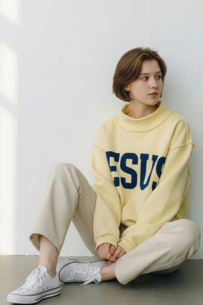 'Jesus & God Is Good' Reversible Sweatshirt