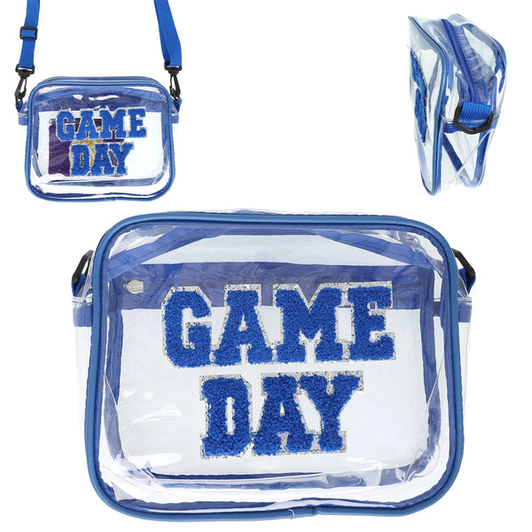 Game Day Clear Transparent Crossbody Bag