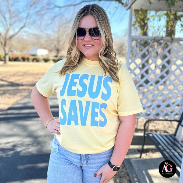 Jesus Saves Short Sleeve Tee