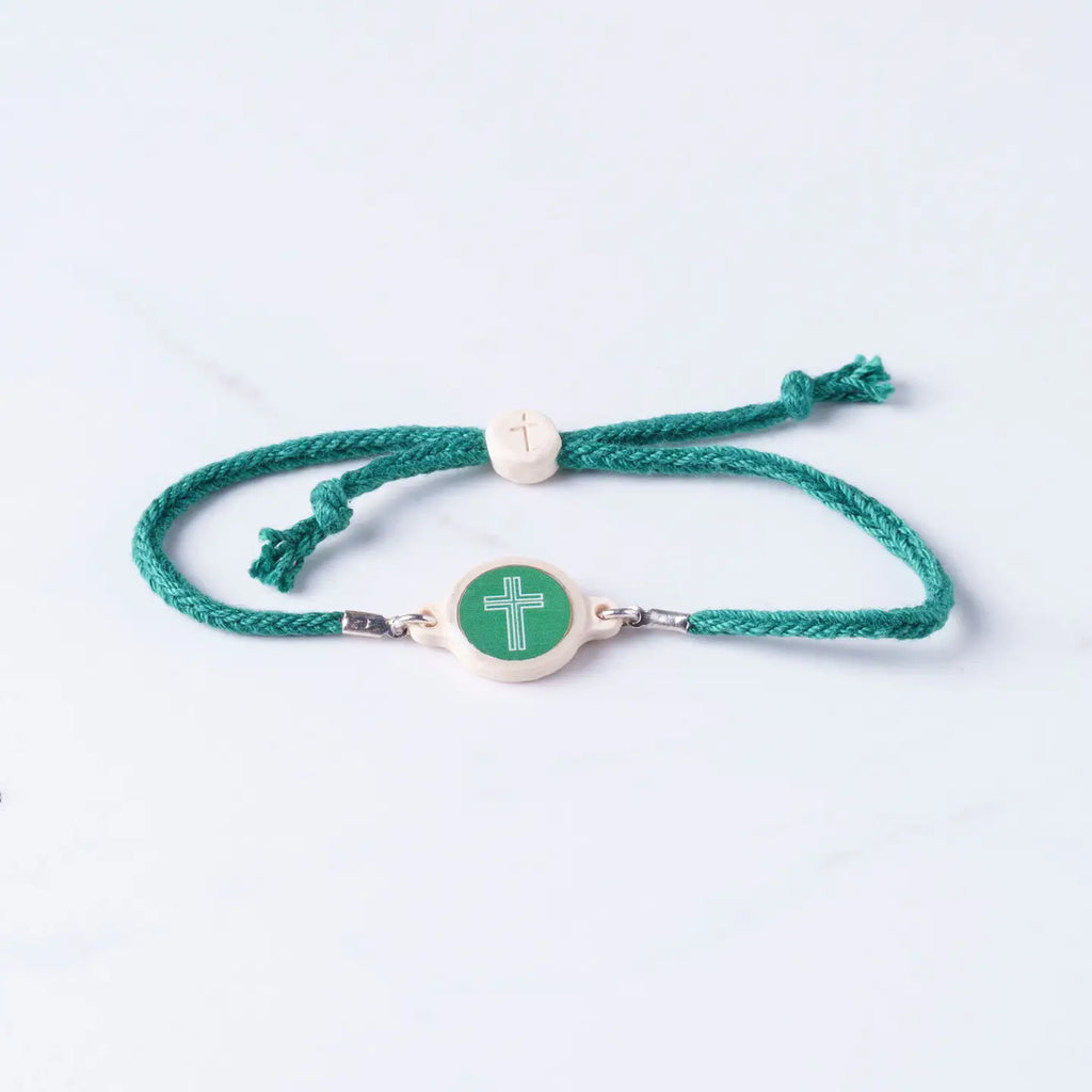 Tap To Pray Juniper Cross Handmade Bracelet