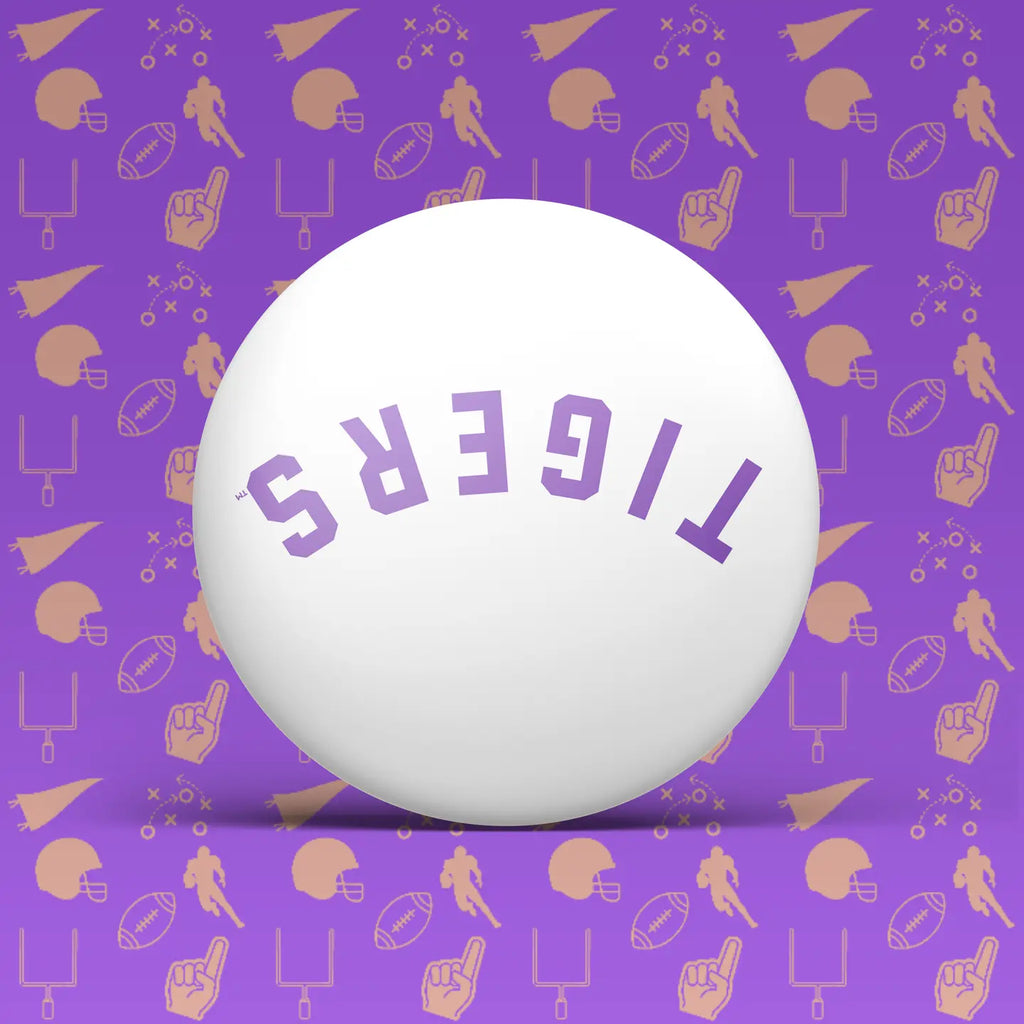 LSU Game Day Tigers Upside Down Pin