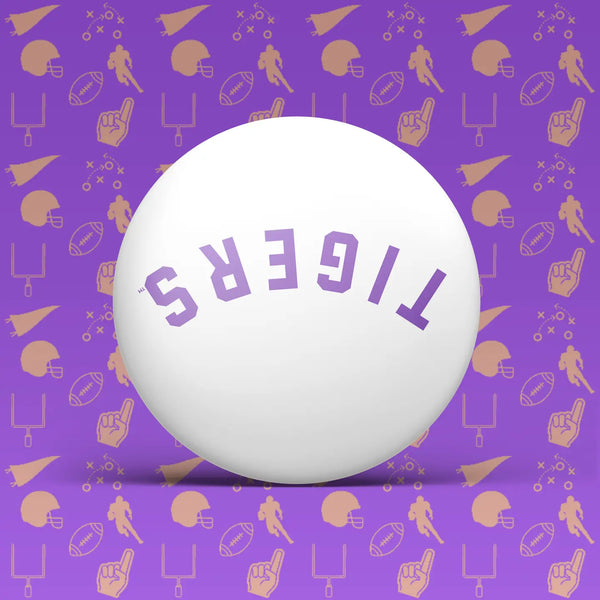 LSU Game Day Tigers Upside Down Pin
