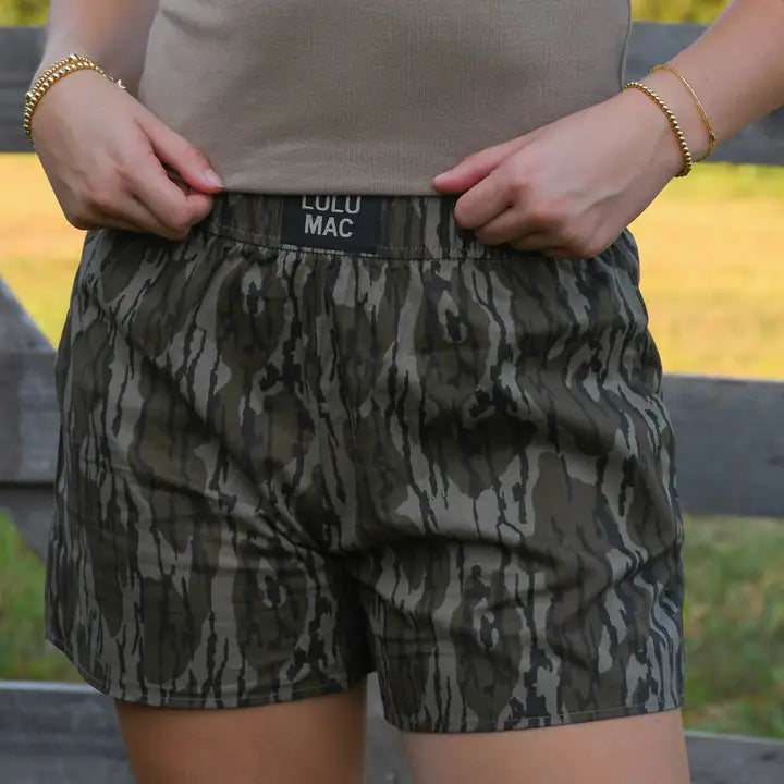 Lulu Mac Camo Boxer Shorts