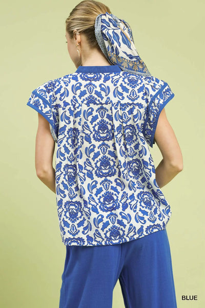 Abstract Print Top