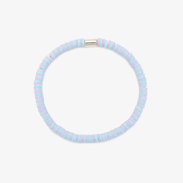 Pura Vida Seascape Vinyl Disc Stretch Bracelet