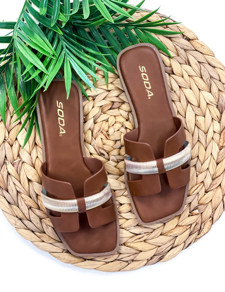 Soda Lefty Cut Out Sandal