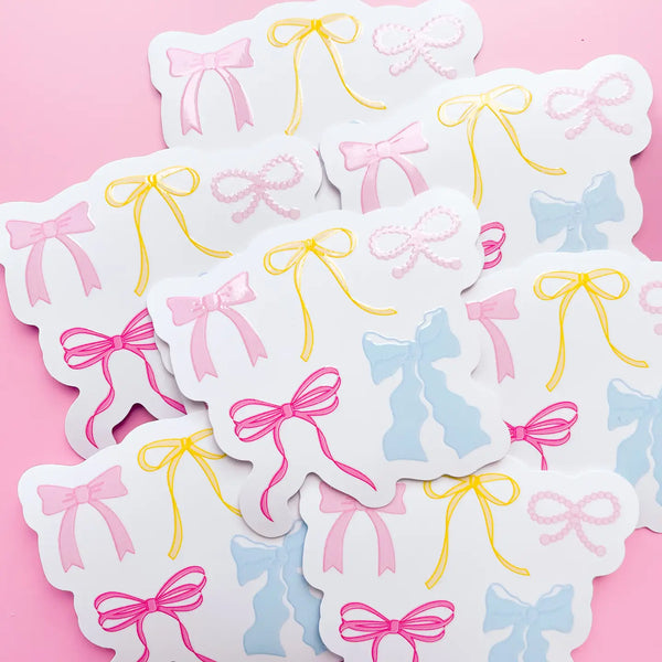 Pastel Bows Sticker