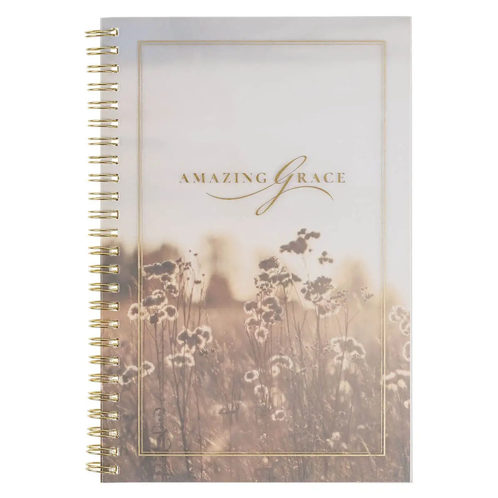 Notebook Spiral Pvc Cover Amazing Grace Is. 53:5