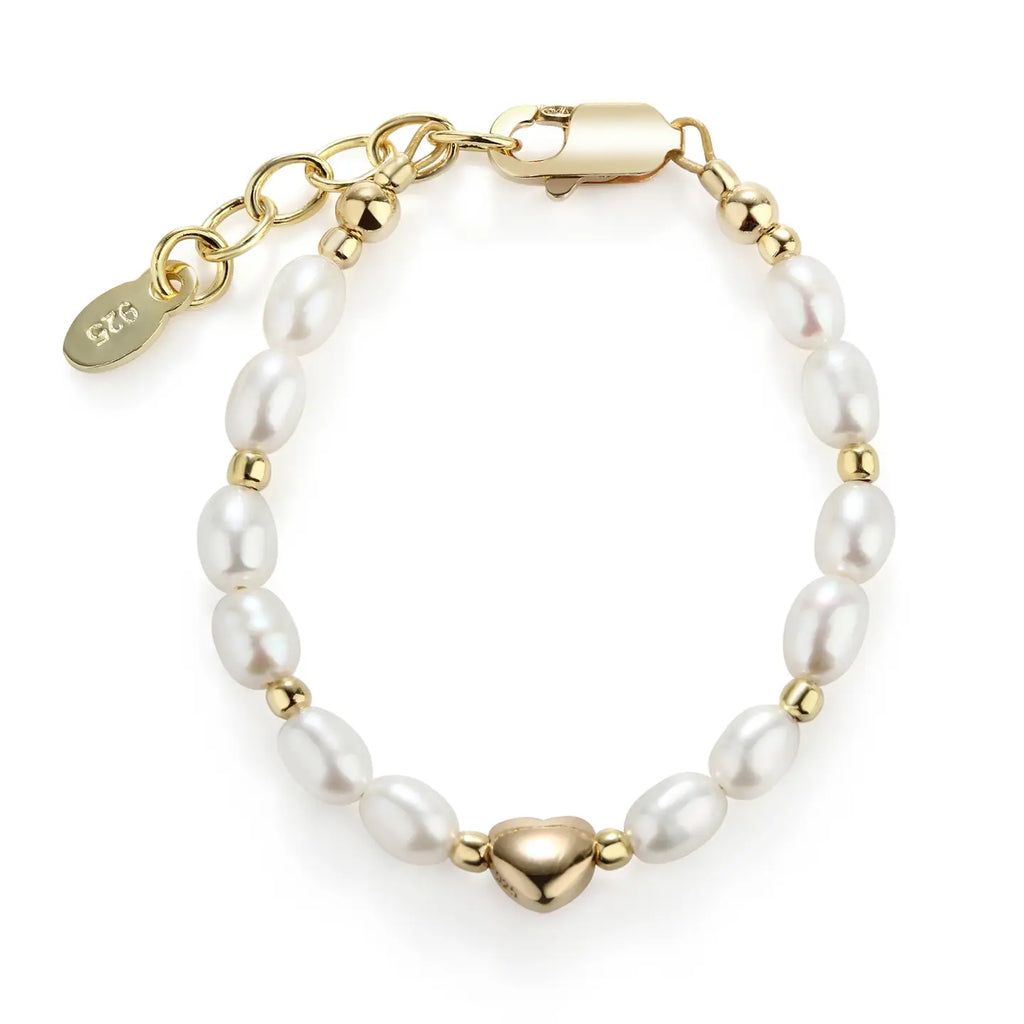 Girls 14K Gold-Plated Pearl Baby & Children's Bracelet