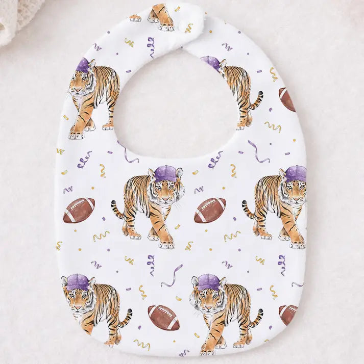 Kickoff in Louisiana Organic Cotton Bib