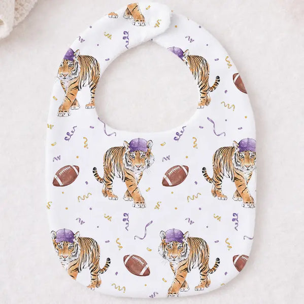 Kickoff in Louisiana Organic Cotton Bib