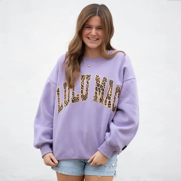 LuluMac Leopard Print Sweatshirt