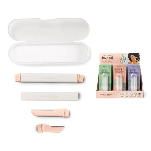 Lemon Lavender Fuzz Off Dermaplaner Facial Razor