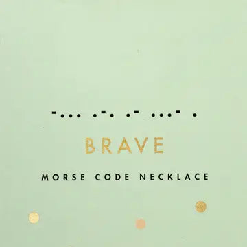 Morse Code Necklace