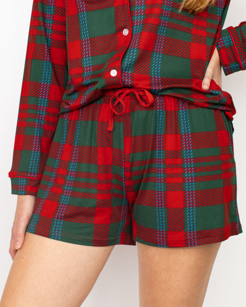 Telluride Plaid Sleep Shorts