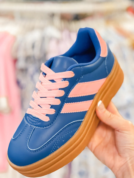 Topping Stripe Platform Sneaker