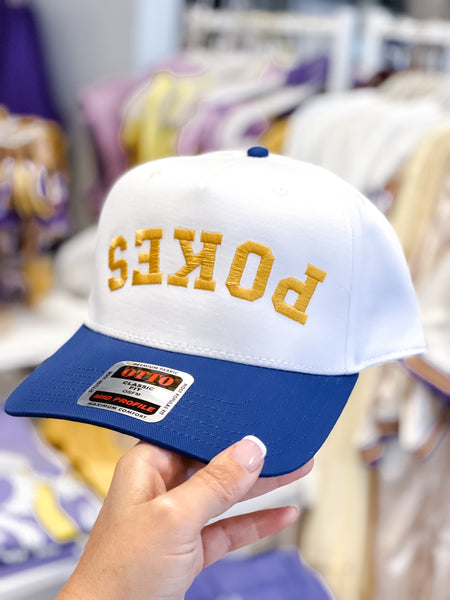 Upside Down Pokes Embroidered Trucker Hat