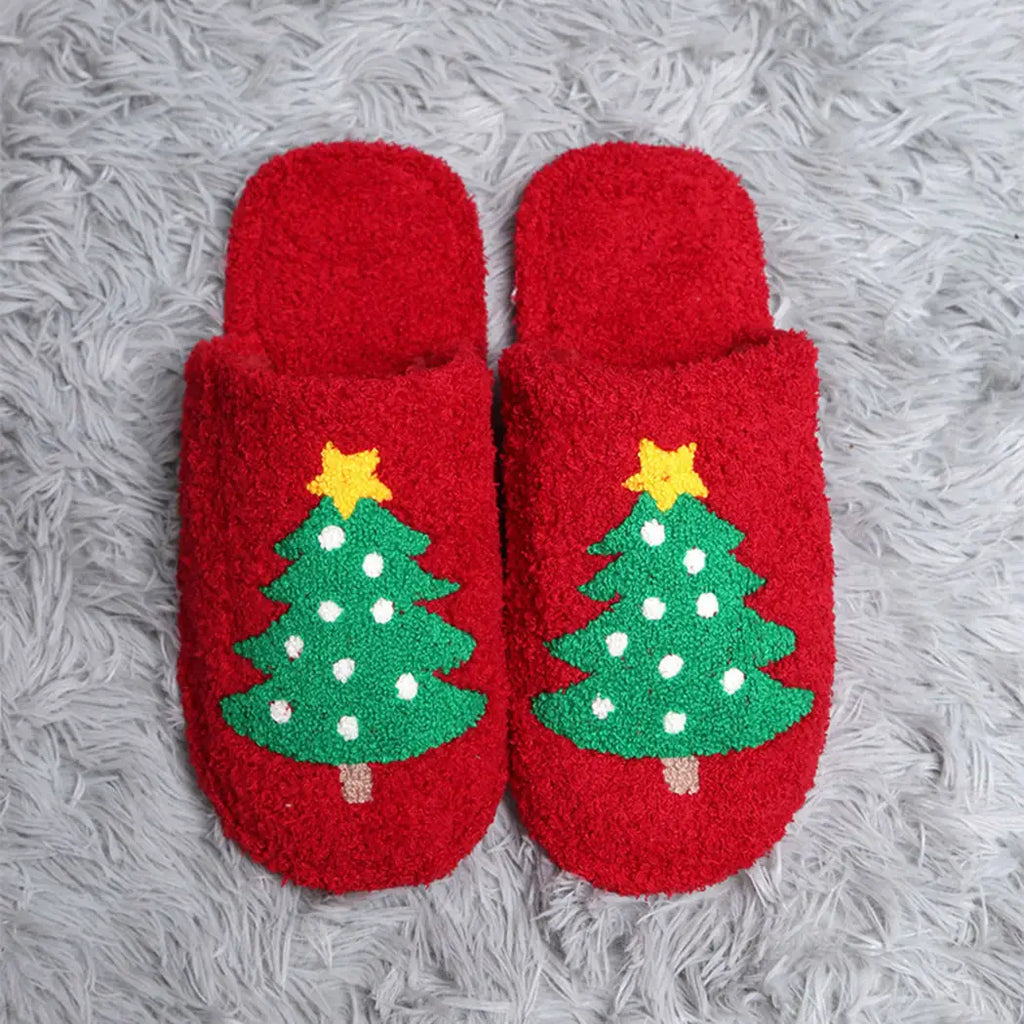 Luxury Soft Christmas Theme Slippers