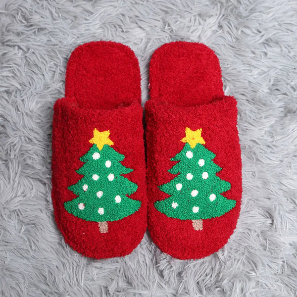 Luxury Soft Christmas Theme Slippers